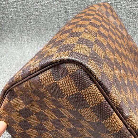 Louis Vuitton Speedy 30 Damier Ebene Canvas Tote 835-040625 - Picture 12 of 14